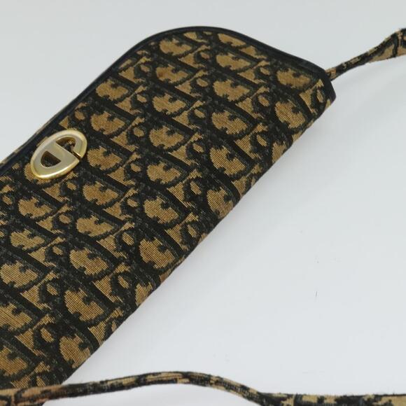 DIOR Trotter Canvas Shoulder Bag Navy - Picture 6 of 12